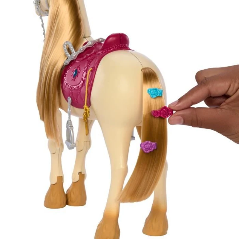LES MYSTeRES DE BARBIE - a la Poursuite du Cheval Perdu Barbie et son cheval Tornade, HXJ42