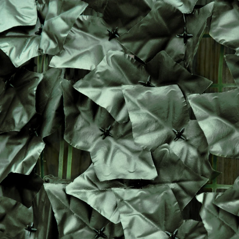 Outsunny privacyscherm kunsthaag donkergroen 1,1 x 3 m