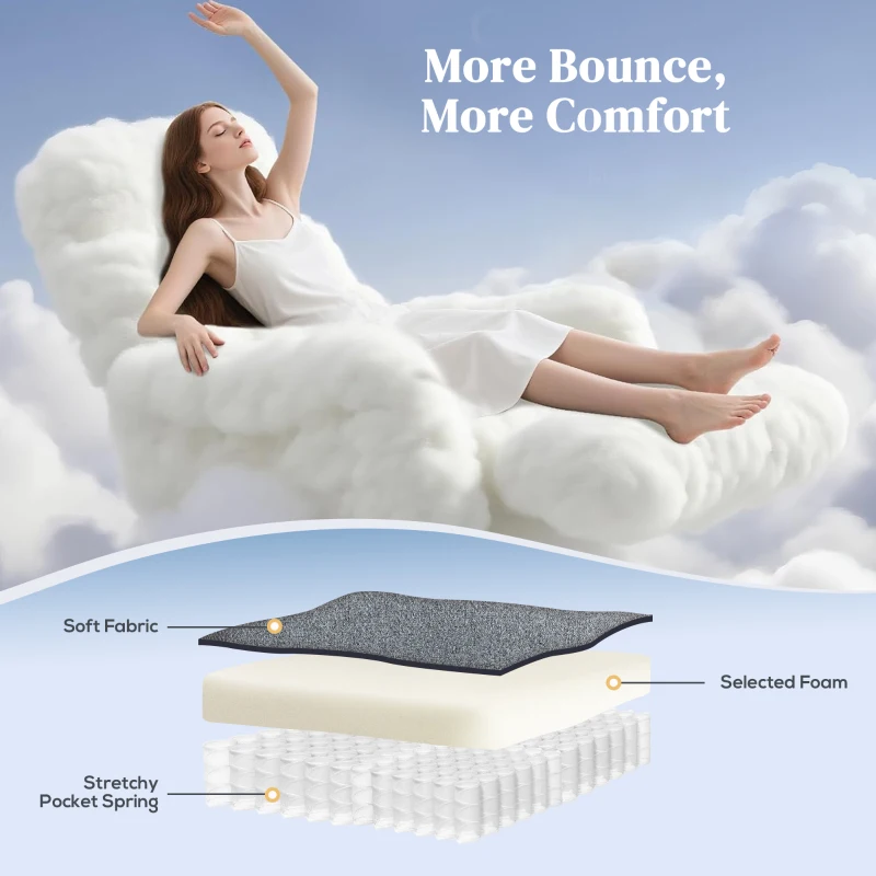 Homcom Scaun Masaj cu Ridicare – Vibratii, Caldura & Telecomanda