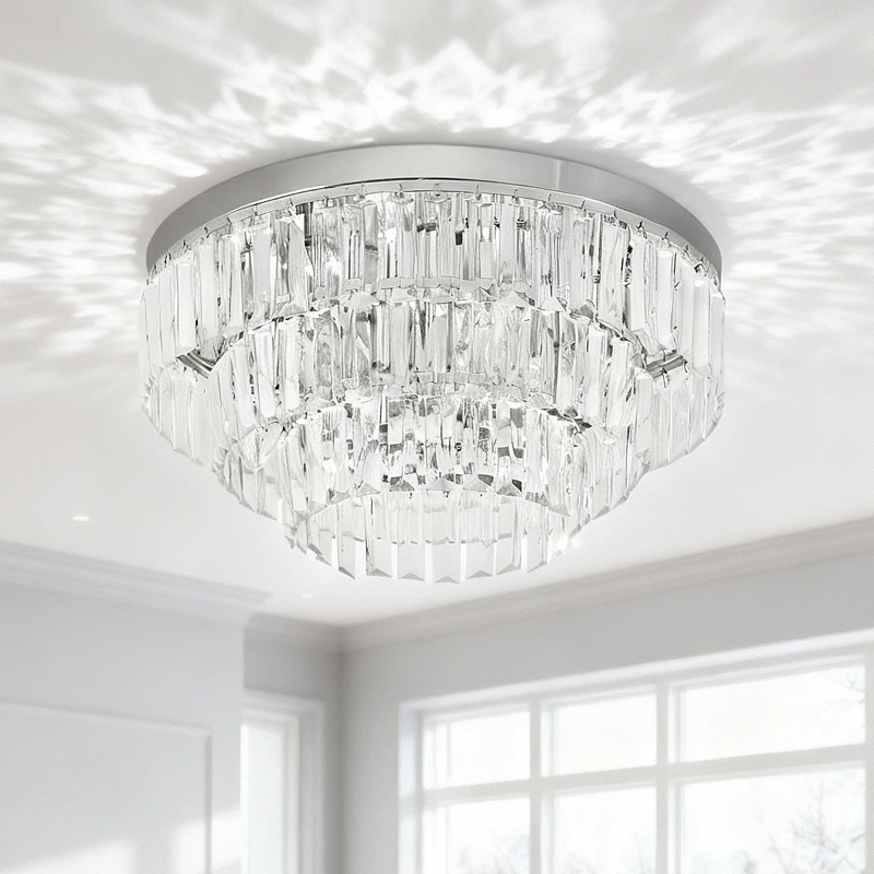 HOMCOM 122 Crystallite Ceiling Chandelier