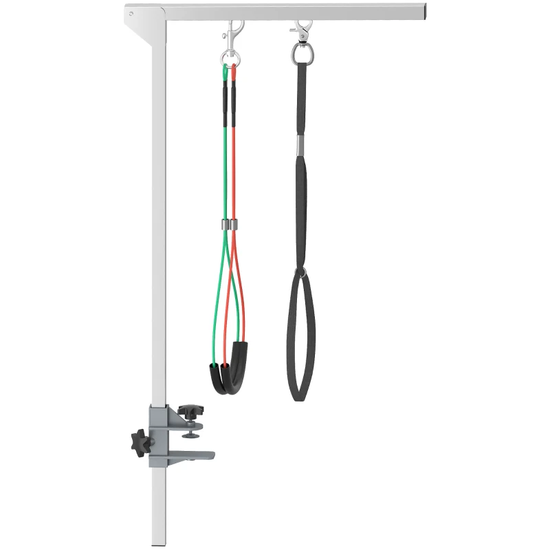 PawHut Haustier Fellpflege Arm, höhenverstellbar, 36  x 8 x 74 cm, Silber