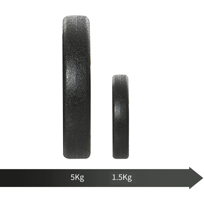 HOMCOM Kurzhantel-Set 2 x 25 kg, 2 x 6 Hantelscheiben mit Kunststoffhülle, bodenschonend, Schwarz