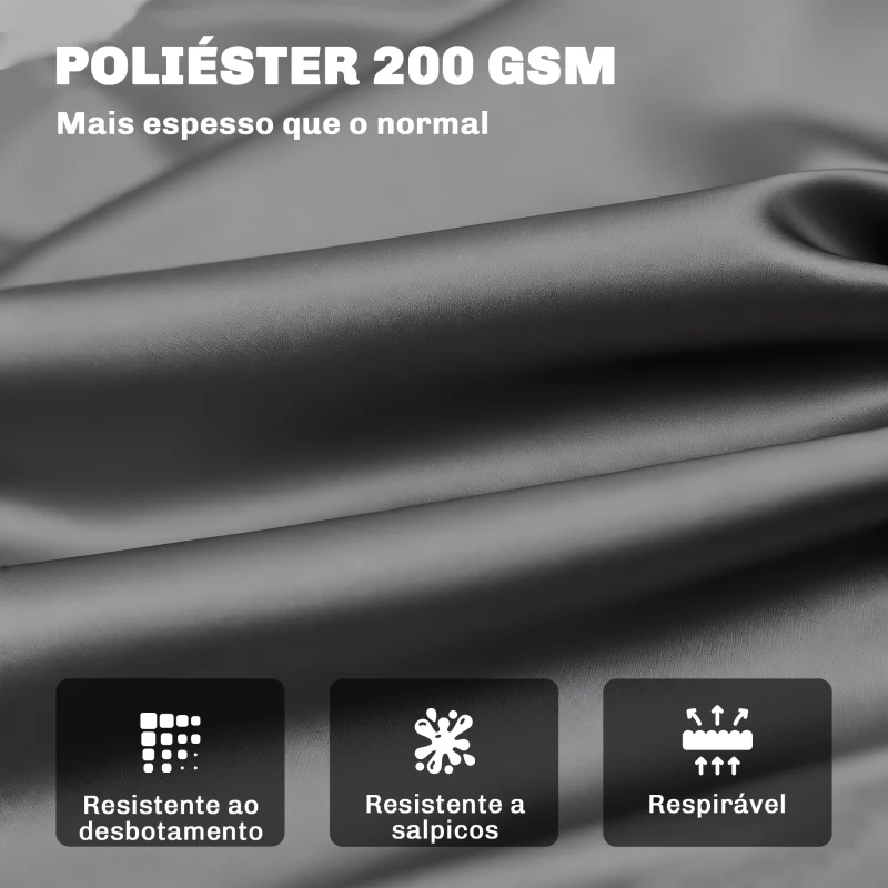 Outsunny Almofada para Banco com Encosto 100x98x8cm Almofada de Banco de 2 Lugares com 6 Cordões de Fixação para Jardim Terraço Balcão Exterior Cinza