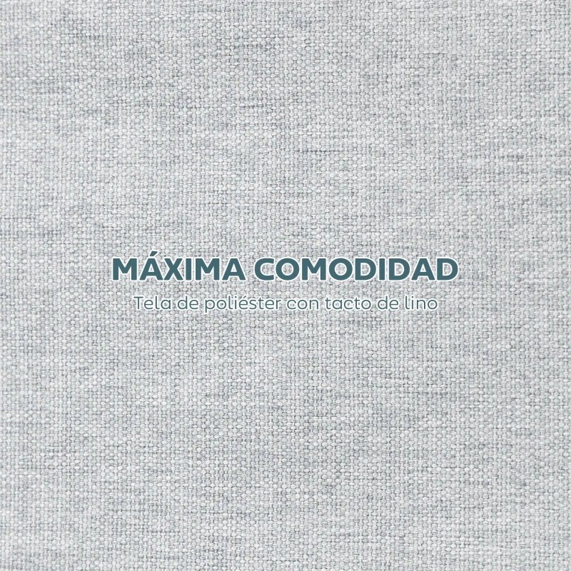 HOMCOM Banco de Almacenaje con Tapa Abatible y Patas de Madera para Dormitorio Salón Entrada 120x45x54 cm Gris Claro