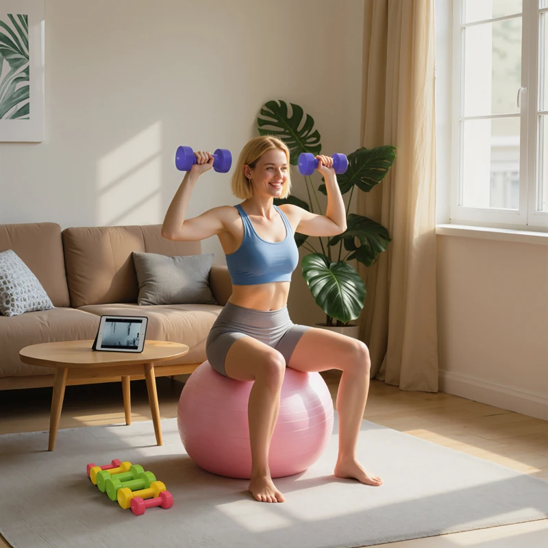 HOMCOM Set 4 Manubri Esagonali da 20 kg Totali in Acciaio e PU da 1 a 4kg, Multicolore