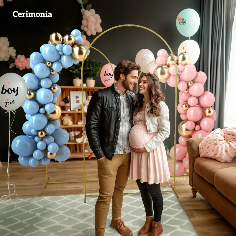 Outsunny Set di 3 Archi da Giardino da 1.8-2-2.2 m, Archetti Decorativi in Metallo, Colore Oro