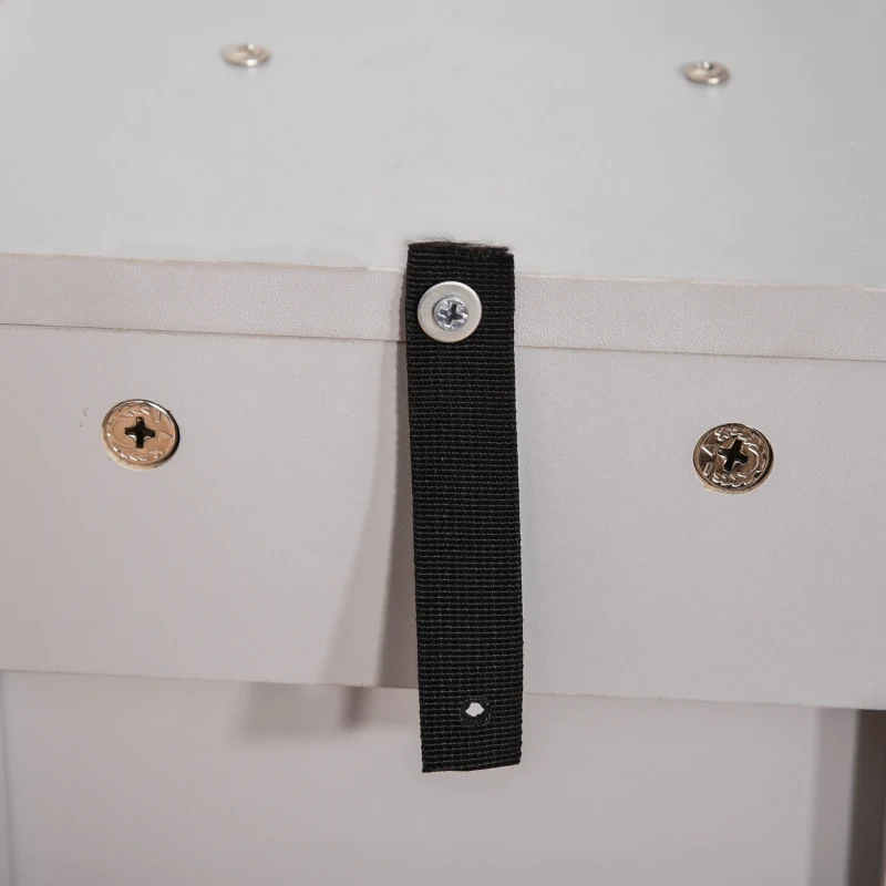 HOMCOM 204 CD Media Display Shelf Unit Set of 2 Blu-Ray Tower Rack w/ Adjustable Shelves Bookcase Storage Organiser, Grey