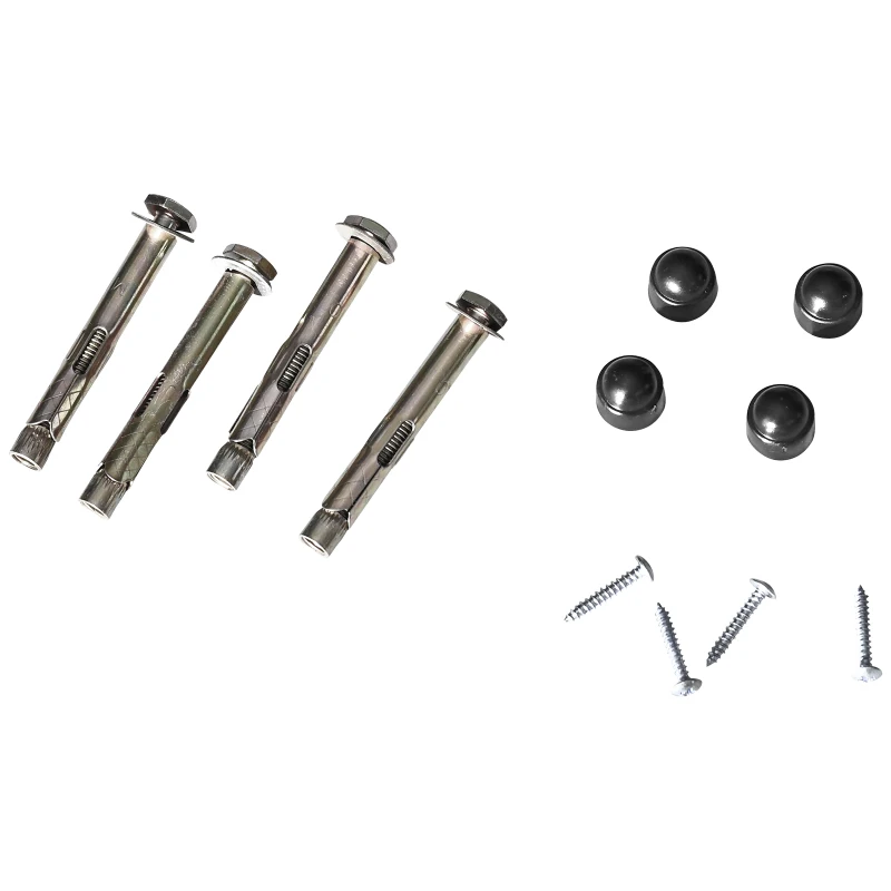 Outsunny Copertina 100×80 cm – Policarbonat Anti-UV pentru Usi si Ferestre(m-9)