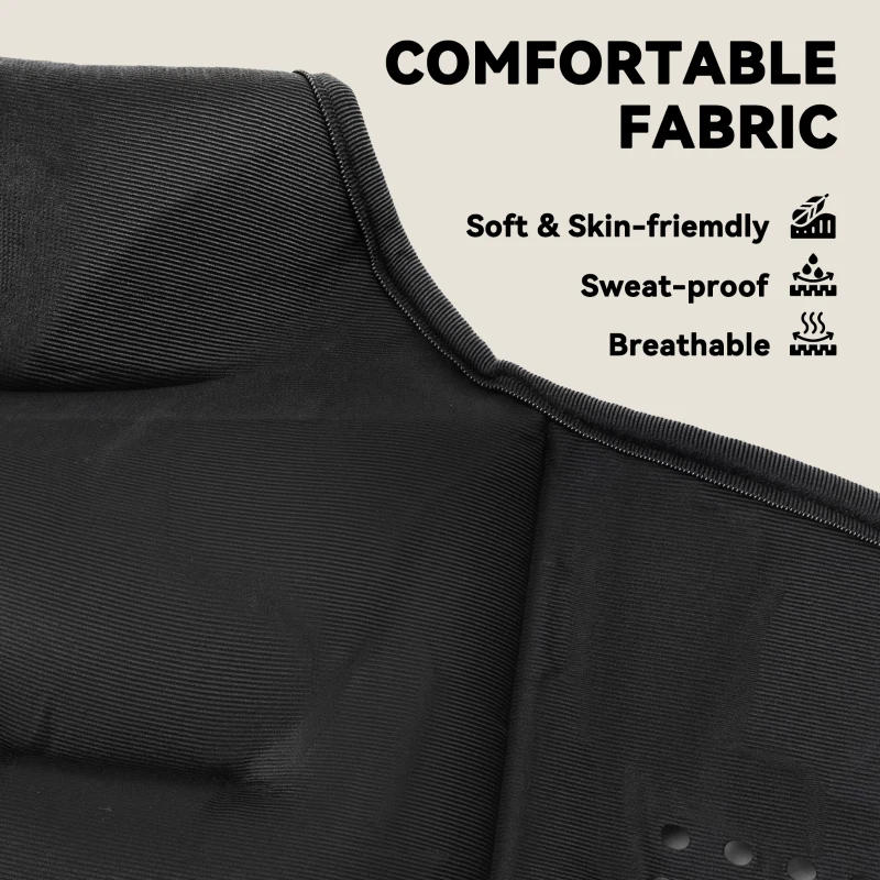 SPORTNOW Weighted Vest, 8 kg Weight Vest with Adjustable Straps, Reflective Strips, Black