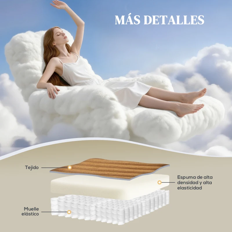 HOMCOM Sillón Relax Reclinable Manual Tapizado en Pana Instalación Rápida Reposapiés Acolchado Grueso Marrón