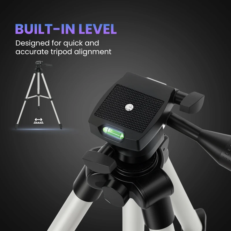 Outsunny 70 mm Aperture Astronomical Refractor Telescope for Adults and Beginners with Barlow Lens Adjustable Tripod White