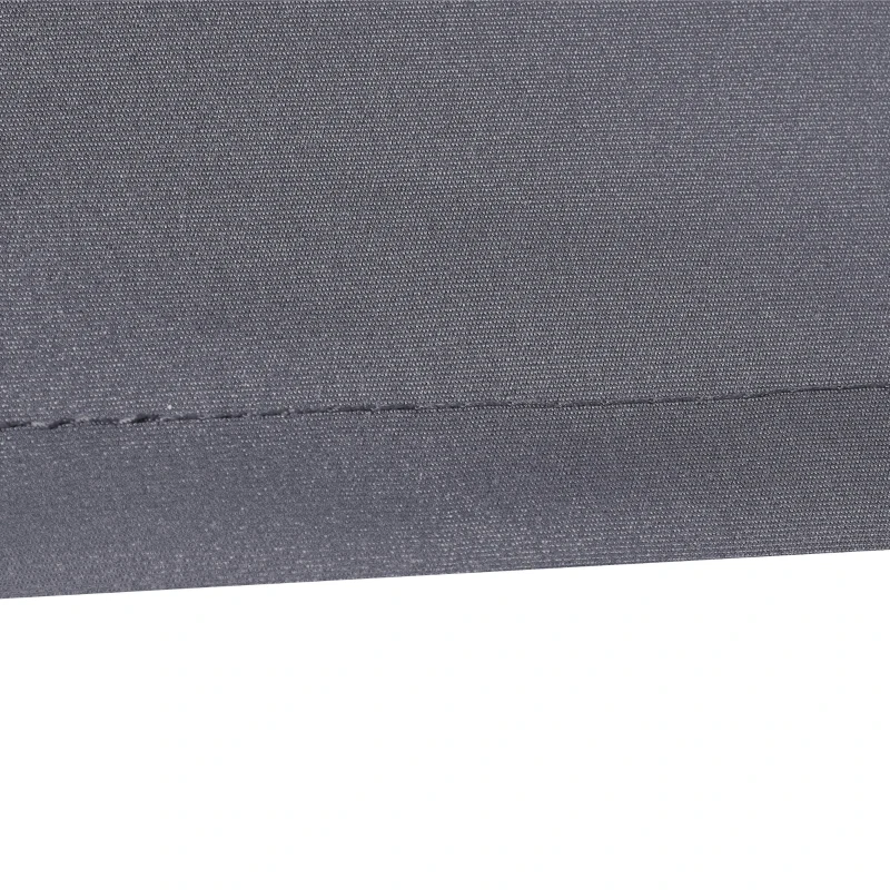 Outsunny Telo di Ricambio per Tenda a Bracci Retrattile in Poliestere Anti UV da 3.6x2.5 m, Grigio