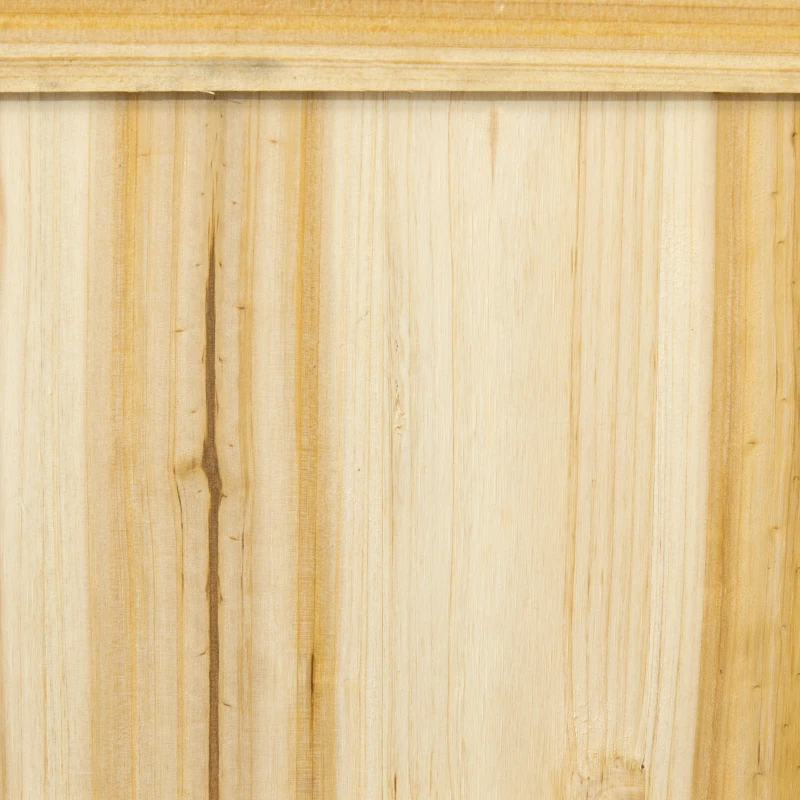 Outsunny Jardinieră cu spalier din lemn Ghiveci exterior pentru colț pentru plante cățărătoare 40x40x145 cm Natural