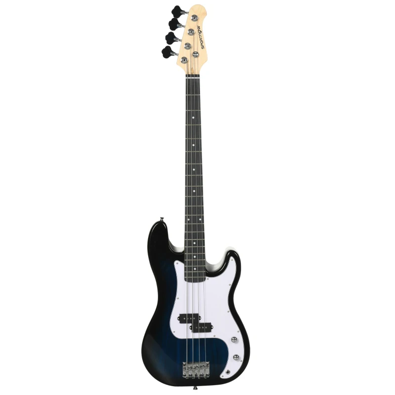 SPORTNOW 4 String Full Size Electric Bass Guitar for Beginners