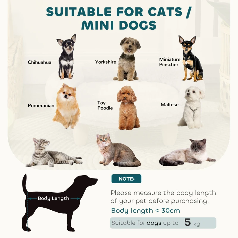 PawHut Łóżko dla psa z odpinanym pokrowcem