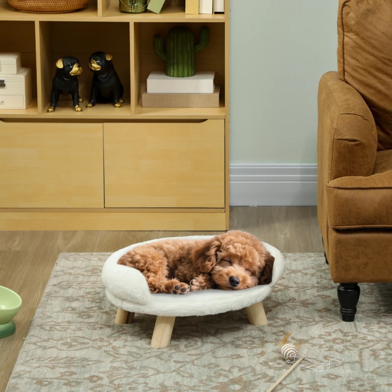 PawHut Łóżko dla psa z odpinanym pokrowcem