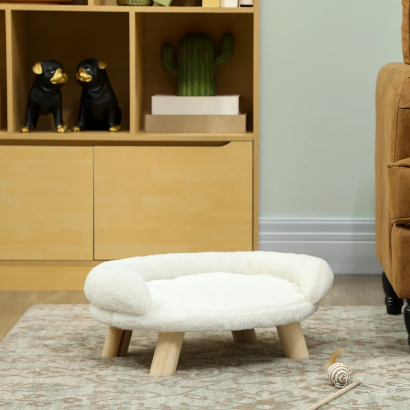 PawHut Łóżko dla psa z odpinanym pokrowcem