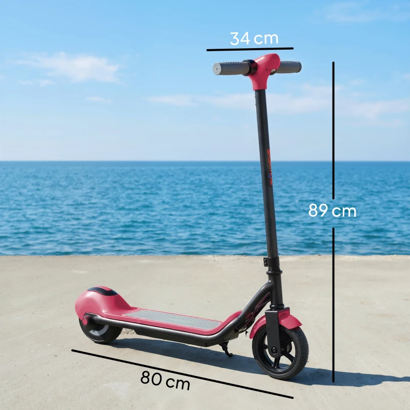 SPORTNOW Electric Scooter for Kids, with LED Display, Pink