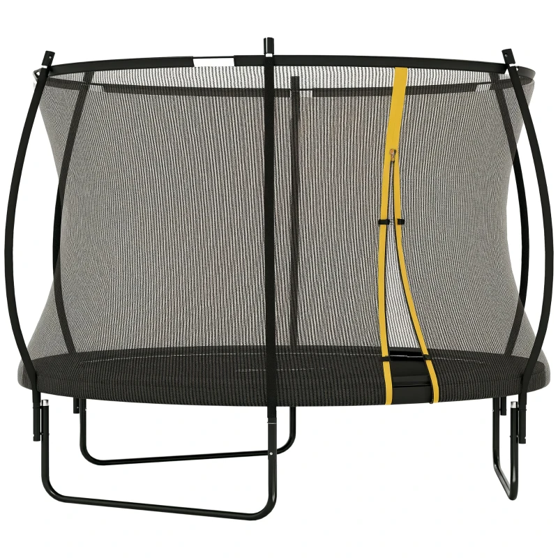 SPORTNOW Trampoline de jardin trampoline extérieur filet de sécurité 54 ressorts à haute tension Ø 305 x 240 cm noir