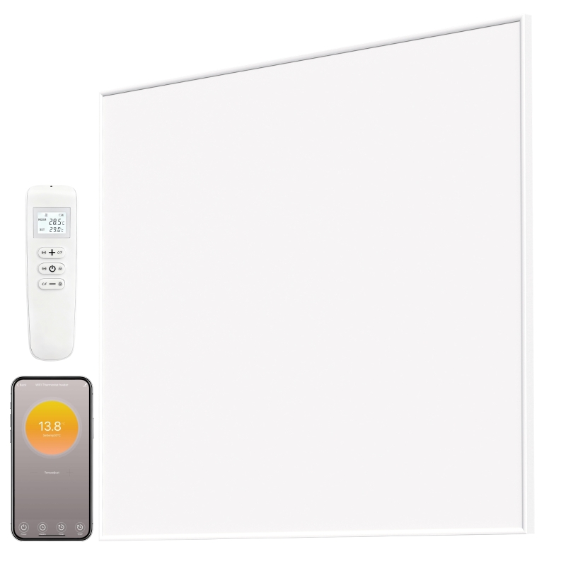 HOMCOM Wifi Smart Electric Heater, Far Infrared, Wall Mounted - 170W