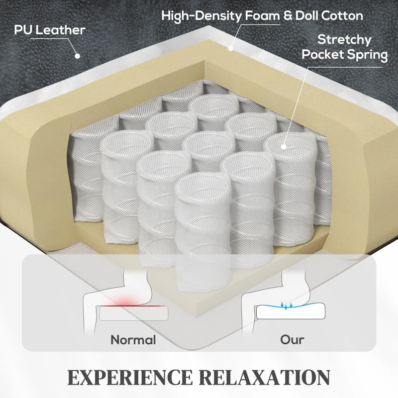 HOMCOM Power Lift Recliner Chair with Vibration Massage, Heat, USB - Grey