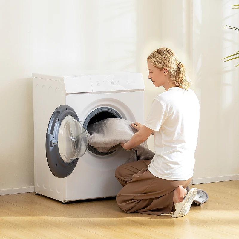 HOMCOM Electric Heated Blanket Throw 140 x 160cm with Dual Controllers, Machine Washable Heated Throw Blanket with Ultra Soft Flannel Fabric, 5 Heating Levels, 10 Hour Timer, Grey