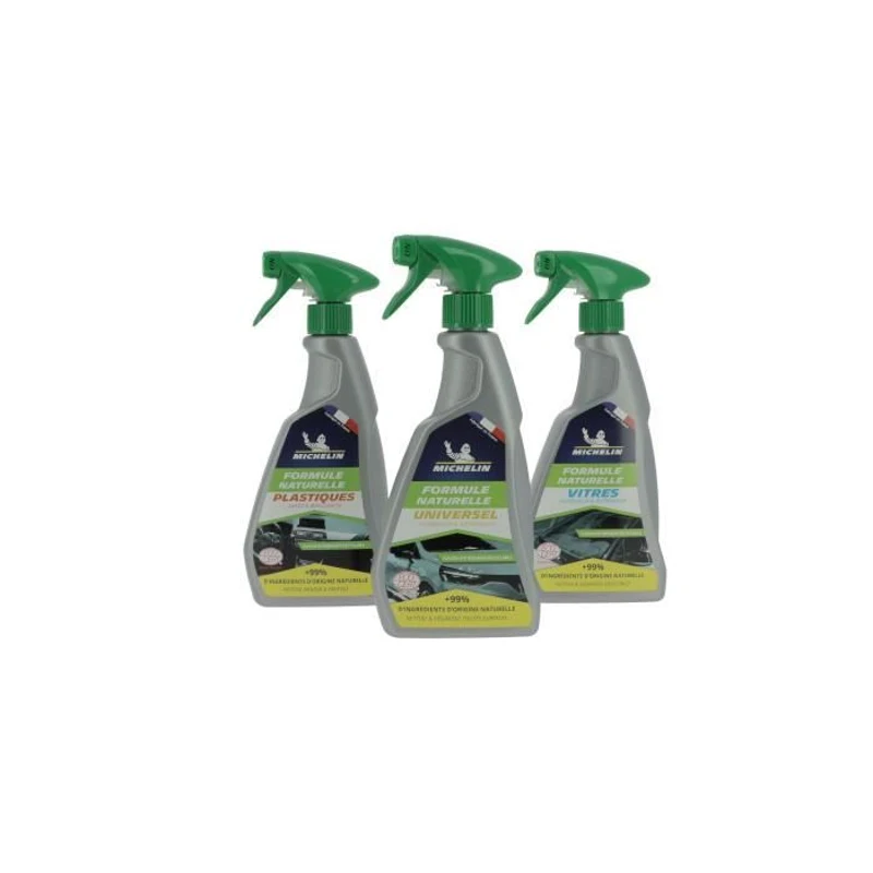 Kit nettoyage entretien - MICHELIN - Formule naturelle