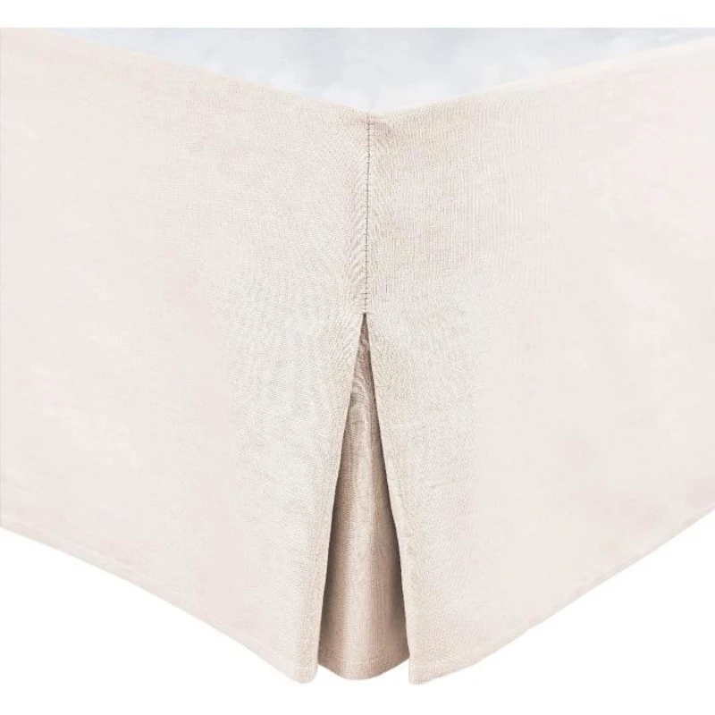 Cache sommier - HOME LINGE PASSION - 140 x 190 cm + 30 cm - Ecru