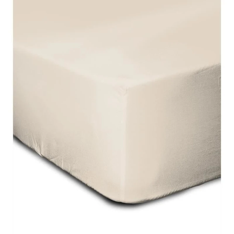 Drap housse - 100% coton - 160 x 200 + Bonnet 35 cm - LOVELY HOME