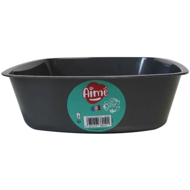 Bac litiere - AIMÉ - Pour Chat et Chaton 43x31x10cm