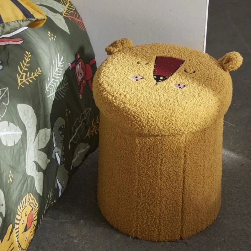 Ensemble parure de lit enfant + coffre de rangement pouf pliable - TODAY - JUNGLE - 140 x 200 cm - Coton