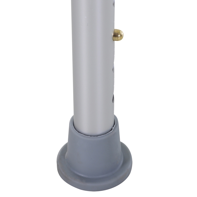 HOMCOM scaun dus, aluminiu, antiderapant, inaltime reglabila