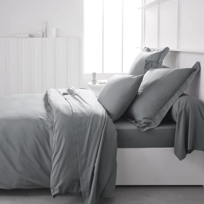 Drap housse Maison Lefebvre DH 2 pers 140x190cm Bonnet 30cm 100% coton 57 fils