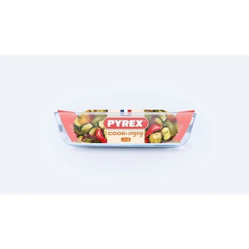 Plat a lasagnes - PYREX - 1450032 - Rectangulaire - En verre borosilicate - 35 x 23 cm