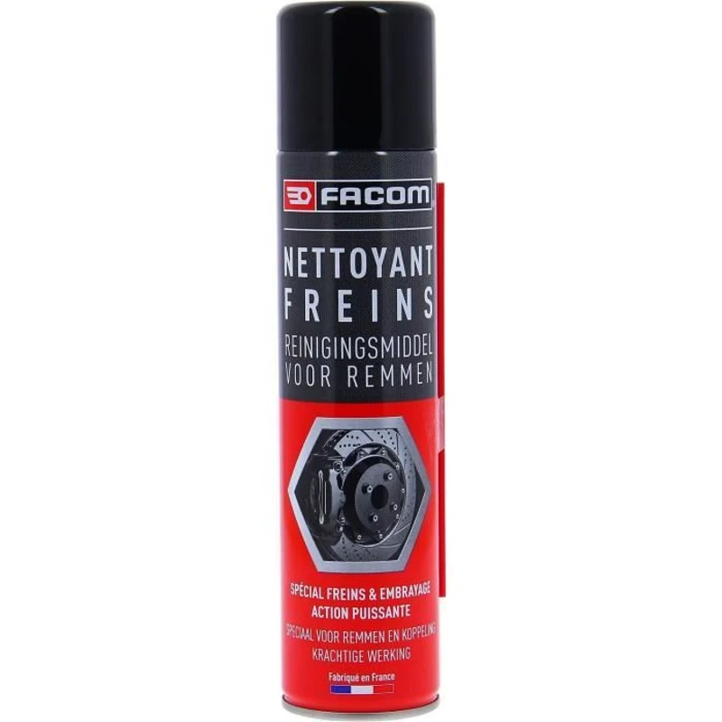 Nettoyant freins et embrayage 400ml - FACOM - Enleve les résidus de friction les salissures grasses et impuretés