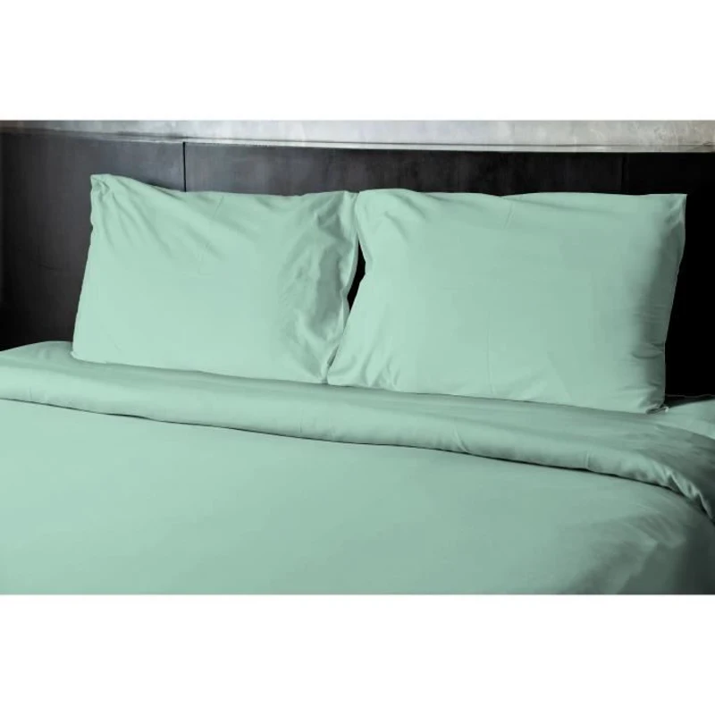 Drap plat - HOME LINGE PASSION - HP72095 - Microfibre 82 g - 240 x 300 cm - Vert d'eau