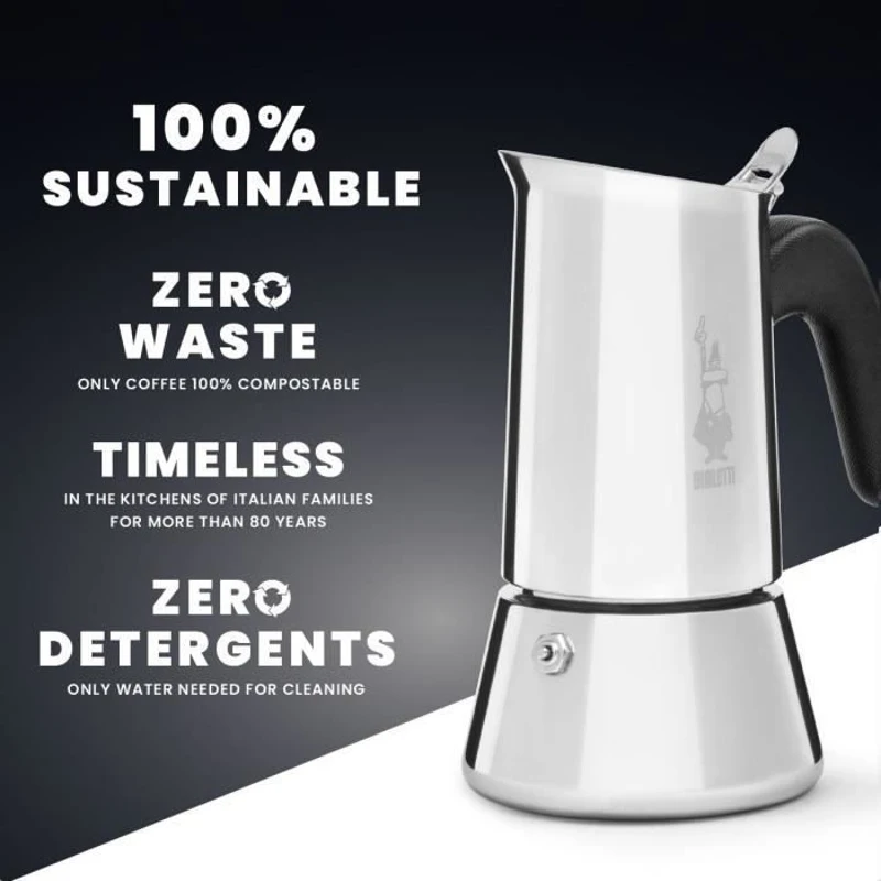 Cafetiere Italienne - BIALETTI - 0007255/CNNP - Acier