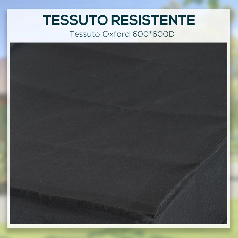 HOMCOM Rimorchio per Bicicletta Porta Oggetti in Acciaio 144×59×80cm