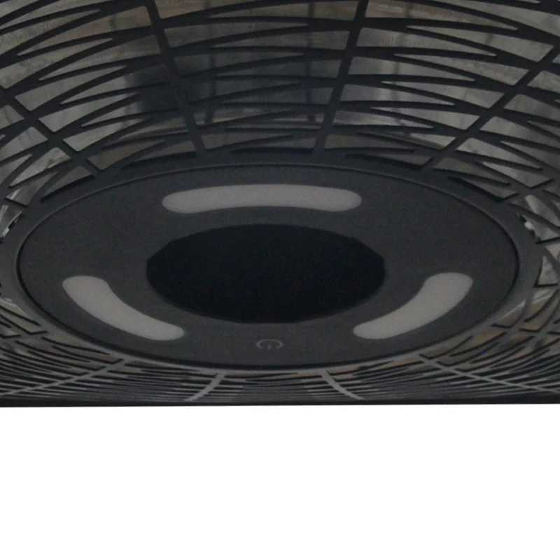 Outsunny 2000W Ceiling Mounted Halogen Electric Heater with Remote Control Black