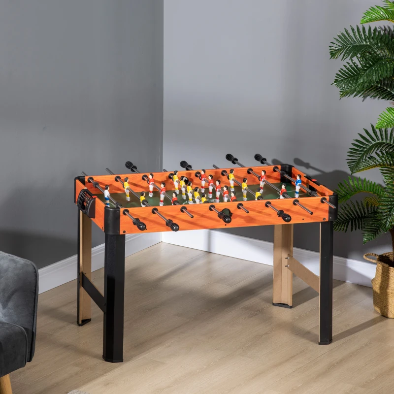 HOMCOM Biliardino Calcio Balilla per Bambini con Manopole Antiscivolo, Segnapunti e Palline, 118x104x69cm