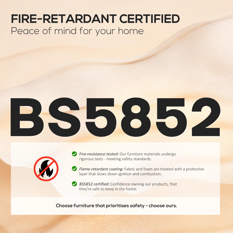 HOMCOM Snow Flannel Office Chair - Grey