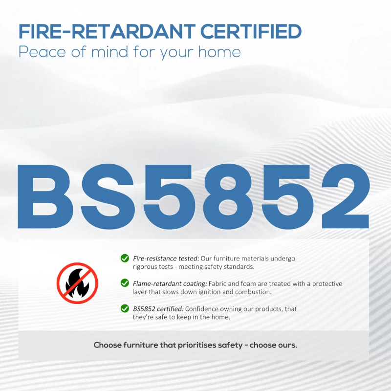 HOMCOM Two-Seater Velvet-Feel Sofa Bed - Grey