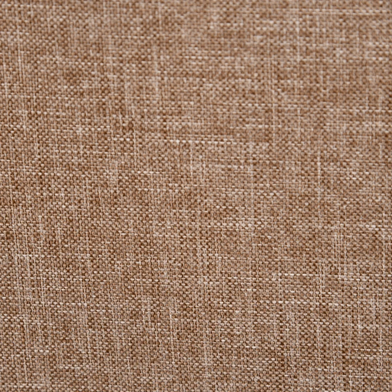 HOMCOM Commode Meuble de Rangement 5 tiroirs en Tissu 87,5 x 29 x 58 cm Marron et Beige