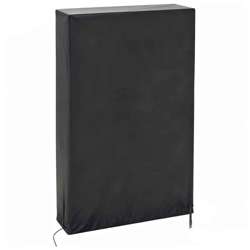 SPORTNOW Copertura Tavolo da Ping Pong 257x153x5 cm in Polietilene Nero con Fibbie e Cerniere incluse