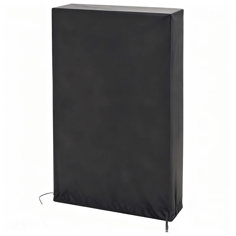 SPORTNOW Copertura Tavolo da Ping Pong 257x153x5 cm in Polietilene Nero con Fibbie e Cerniere incluse