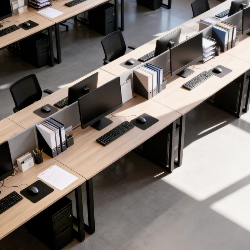 HOMCOM Mesa de Escritorio con Marco de Acero y Patas Ajustables Mesa de Estudio para Oficina Hogar 120x60x76 cm Negro y Natural