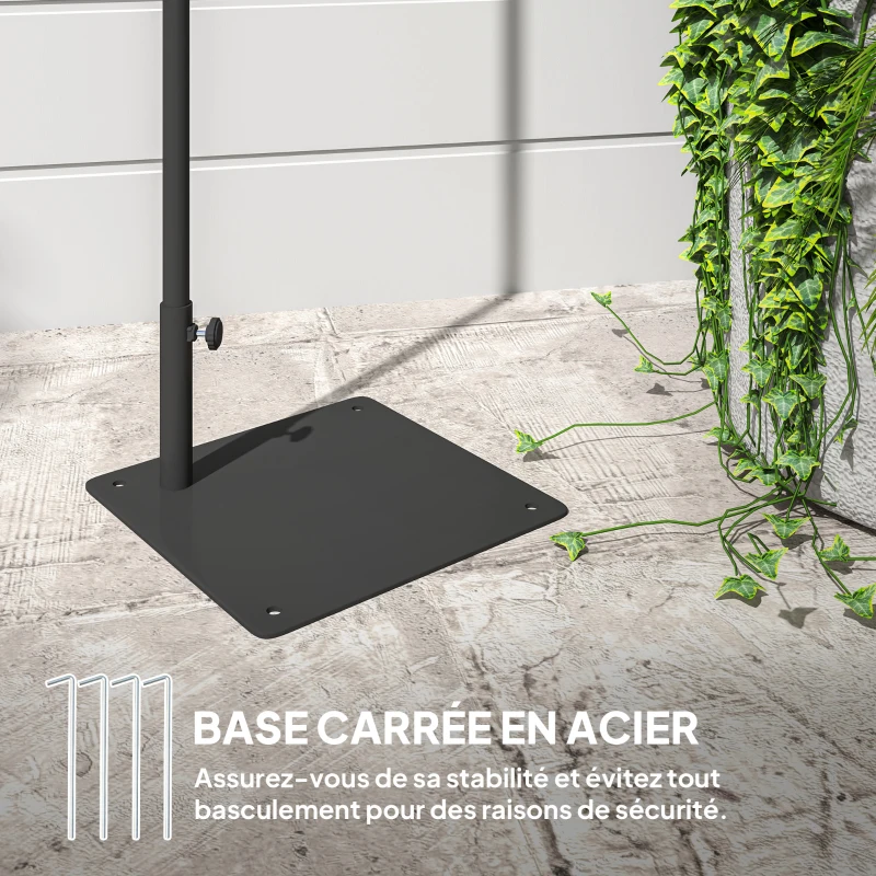 Outsunny Lampadar solar exterior rășină împletită, lampadar boem 178 cm, senzor de lumină, iluminare automată, galben