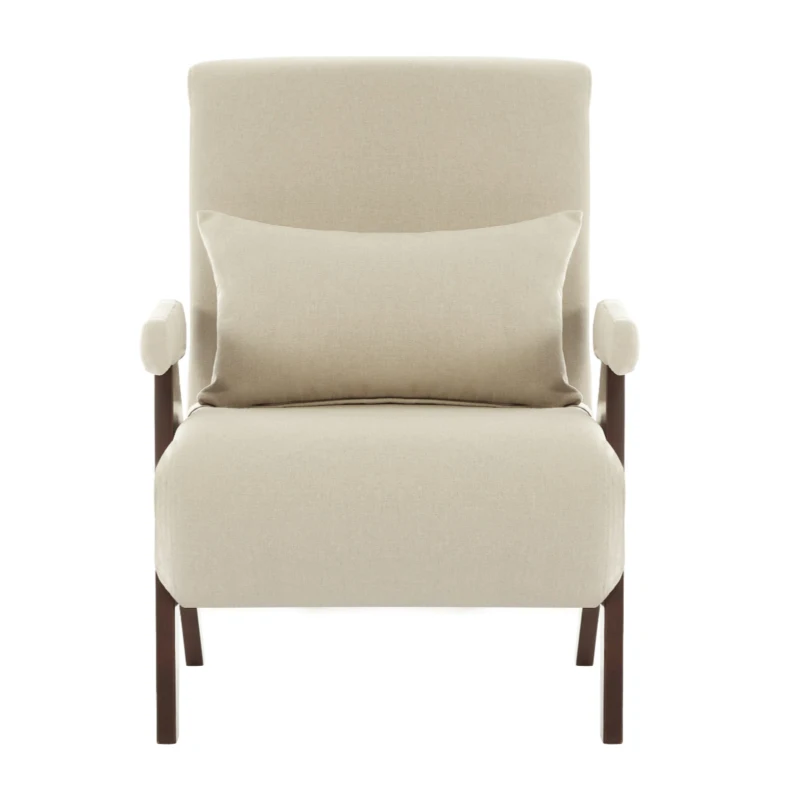 3-en-1 Fauteuil canapé-lit avec fonction couchage, avec dossier réglable, 64x68,5x93 cm, Beige