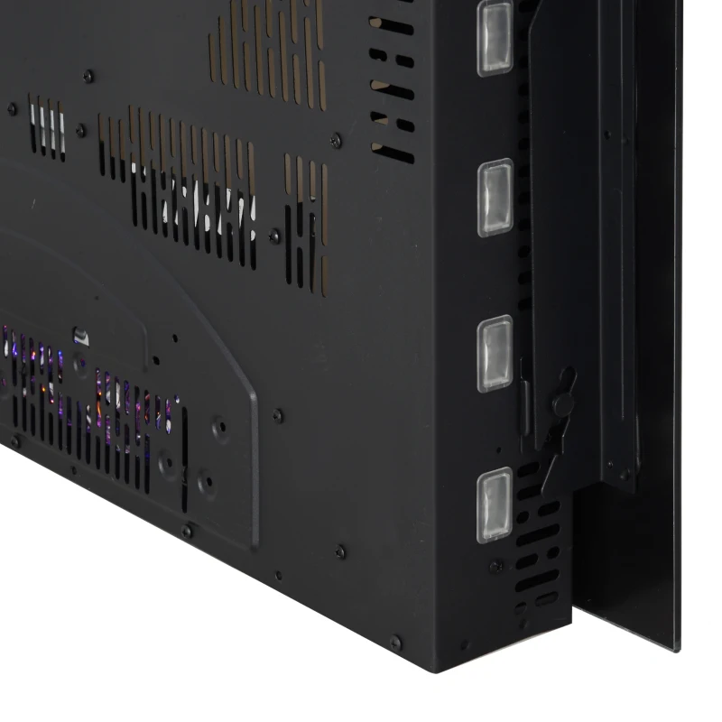 HOMCOM Lareira Eléctrica de Parede 1000/2000W Comando a Distância 90x9.5x56cm