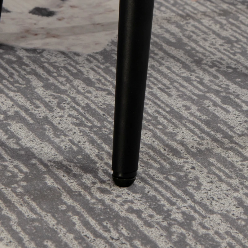 Pufa kwadratowa, hoker do makijażu, stalowe nogi, kaszmir